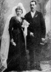 Wedding Picture Nicolas Duprel and Marie Schintgen 1902